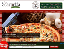 Tablet Screenshot of lascarpettaitaliangrill.com